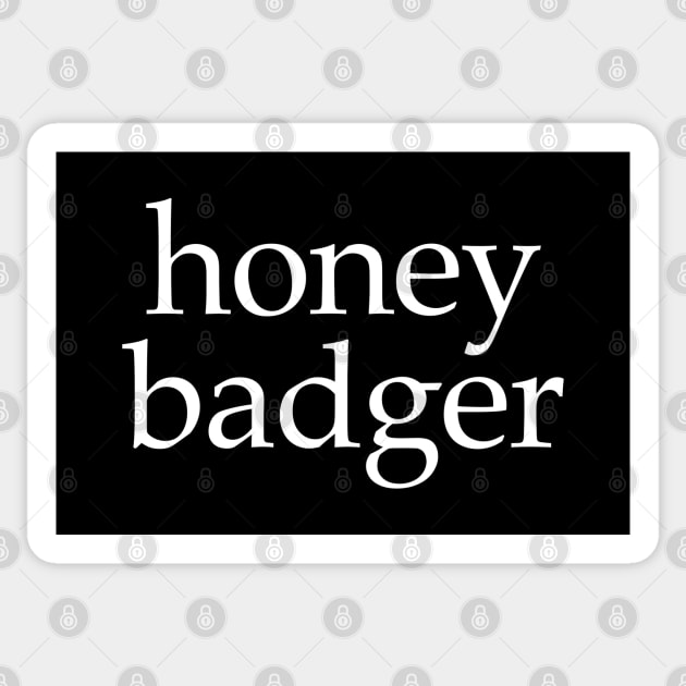 Honey badger Sticker by StickSicky